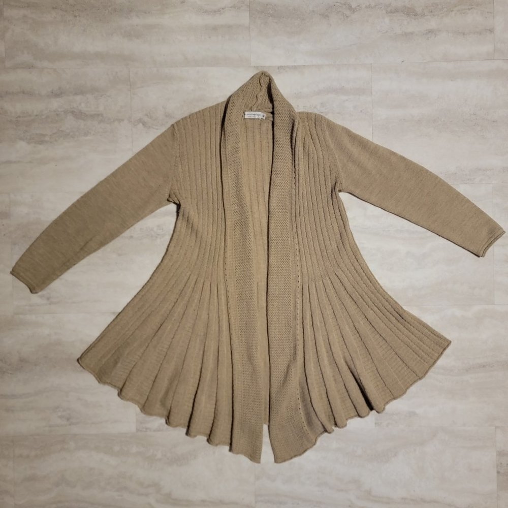 St. Ambecco Italian Long Open Cardigan Sweater Coat Fly Away Top